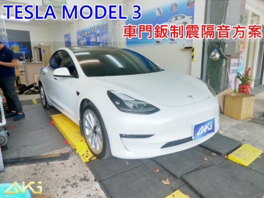 TESLA MODEL 3 台中 aki汽車隔音 安裝 車門制震 車門異音 隔音施工 板金震動 4車門 AKIcar 隔音材 制震消音墊 防潮隔音棉 隔音升級 隔震墊 全車隔音 加強隔音 改裝音響 隔音diy STP